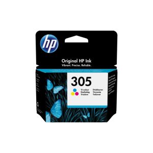HP 305 Tri-color Original Ink Cartridge (3YM60AE)...