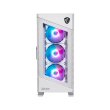 MSI MPG Velox 100R Mid Tower Front Side & Left Side Tempered Glass Panel Case With 4 Fan RGB - White - Image 5