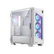 MSI MPG Velox 100R Mid Tower Front Side & Left Side Tempered Glass Panel Case With 4 Fan RGB - White - Image 4