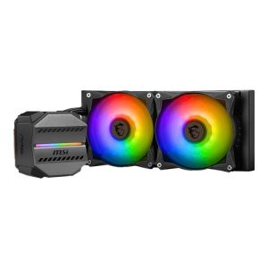 MSI MAG CoreLiquid M240 ARGB CPU Liquid Cooler Intel LGA1700 & AMD AM5 Socket Compatible - Black