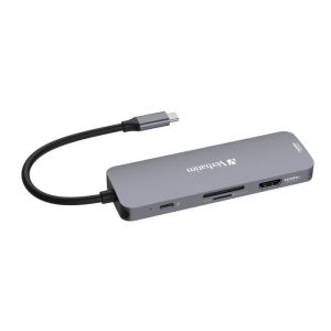 Verbatim USB-C Pro Multiport Hub 8 Port Upto 5Gbps USB 3.2 Gen 1, Supports 8K, 85W USB Power Delivery