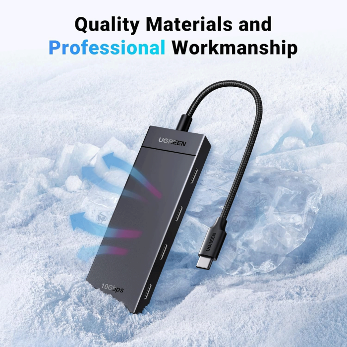 Ugreen CM806 4-Port USB 3.2 Gen 2 Hub - Image 3