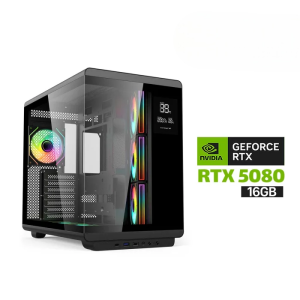 Gaming PC RYZEN 7-9800X3D Processor, ASUS X870-P WIFI Motherboard, 32GB DDR5 RAM, 2TB NVMe SSD GEN-4, RTX 5080 16GB VGA, SILVER STONE 1000 WATT GOLD PSU, ACER L360 Liquid Cooler, Acer U600 ATX Mid Tower 7x ARGB Fans, Windows 11 Pro (License)