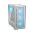 Cougar MX600 Mid Tower Tempered Glass Side Panel Case with 4 RGB Fans - White - Image 6