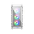 Cougar DuoFace Pro RGB Mid Tower Gaming Case, Two Side Panel Front & Left Tempered Glass Case With 4 ARGB Fan - White - Image 6