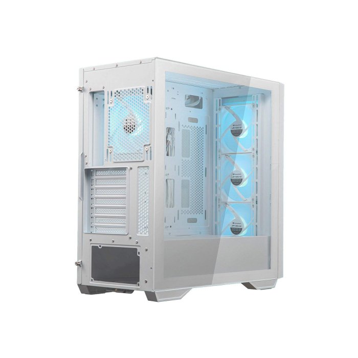 Cougar UniFace RGB Mid Tower Tempered Glass Side Panel Case With 4 Fan RGB - White - Image 2