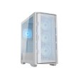 Cougar UniFace RGB Mid Tower Tempered Glass Side Panel Case With 4 Fan RGB - White - Image 4