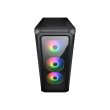 Cougar Archon 2 RGB Brilliant Mid Tower Crystalline Case, Two Side Panel Front & Left Tempered Glass Case With 3x ARGB Fan - Black - Image 6