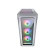 Cougar Archon 2 RGB Brilliant Mid Tower Crystalline Case, Two Side Panel Front and Left Tempered Glass Case With 3 ARGB Fan - White - Image 6