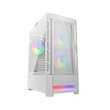 Cougar Air Face Mid Tower Tempered Glass Side Panel Case with 3 RGB Fans - White - Image 5