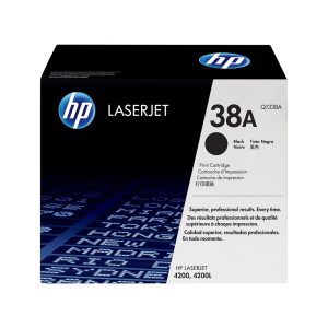HP 38A Black Original LaserJet Toner Cartridge (Q1338A)...