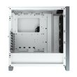 Corsair iCUE 4000X Mid-Tower Side Tempered Glass Panel Case with 3 RGB Fans - White - Image 6