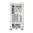 Corsair iCUE 4000X Mid-Tower Side Tempered Glass Panel Case with 3 RGB Fans - White - Image 9