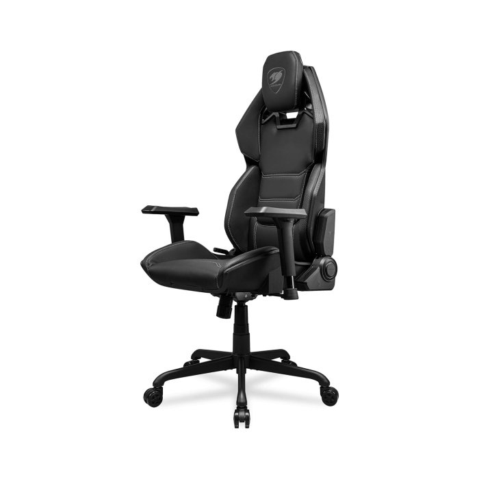 Cougar Hotrod Gaming Chair Premium Breathable PVC Leather With 3D Adjustable Armrest-Black - Image 3