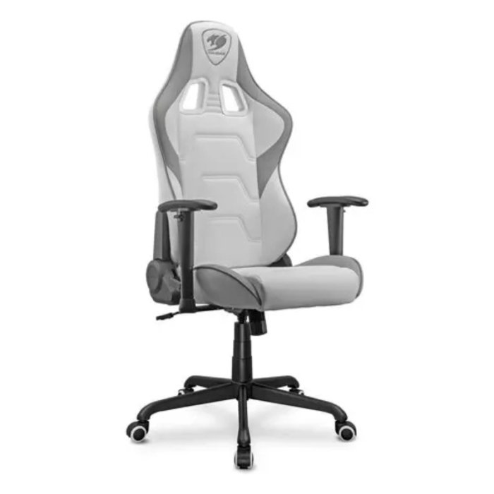 Cougar Armor Elite PVC Leather,Body-Embrace High Back Design,Adjustable Arm Rest,5 Star Metal Base,Gas Lift Height Adjustment -White - Image 3