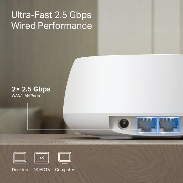 Deco BE25 TP-Link BE3600 Whole Home Mesh WiFi 7 System (Pack of 3) - Image 3
