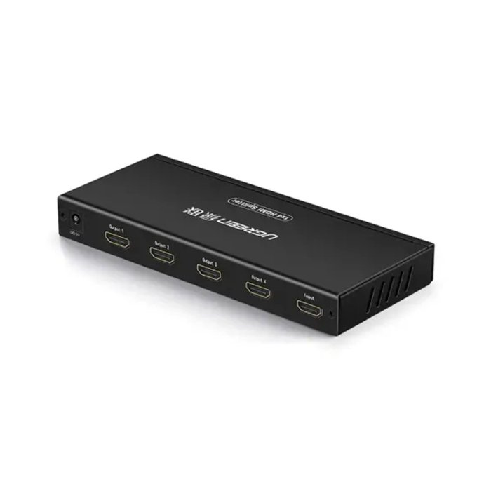 UGreen HDMI Splitter 1-In-4 Out With Power Supply Port Stable Transmission Quad-Screen Mirroring HD Image Quality
