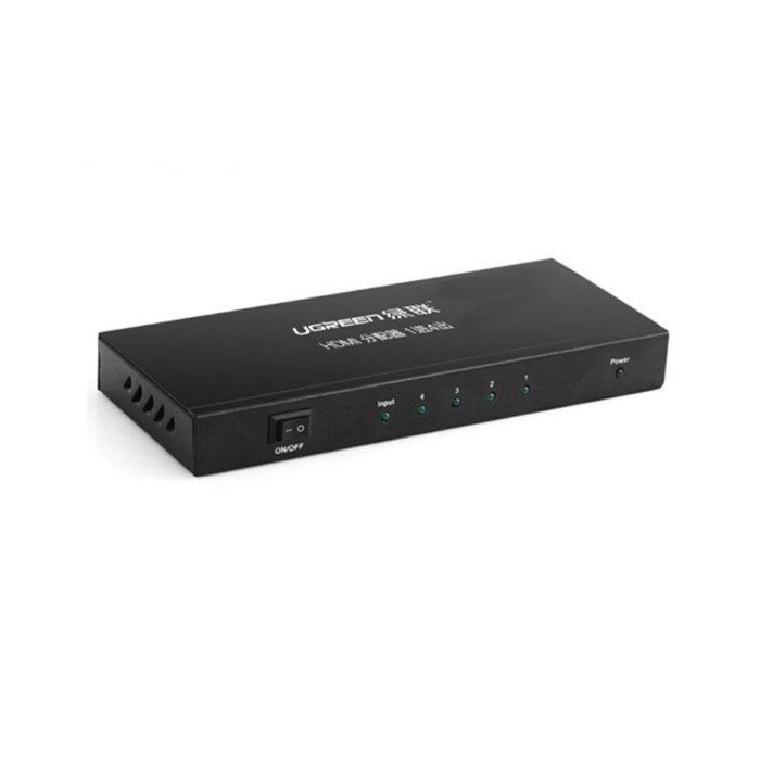 UGreen HDMI Splitter 1-In-4 Out With Power Supply Port Stable Transmission Quad-Screen Mirroring HD Image Quality - Image 3