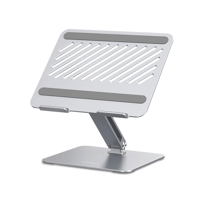 Ugreen Adjustable Laptop Stand, Hollow Design For Heat Dissipation, Easy Height Adjustment, Stepless Regulation - Silver | 40291