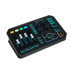 TC Helicon Go XLR Revolutionary Online BroadCaster Platform With 4-Channel Mixer, Motorized Faders, Sound Board And Vocal Effects