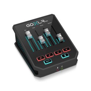 TC Helicon Go XLR Mini Online BroadCast Mixer With USB/Audio Interface And Midas Preamp - Black