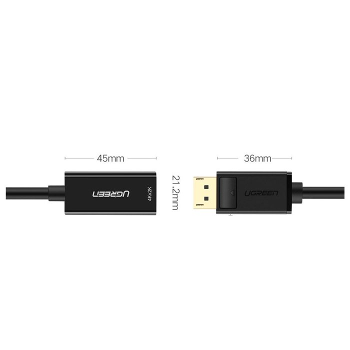 UGreen DisplayPort to HDMI Converter - Black - Image 3