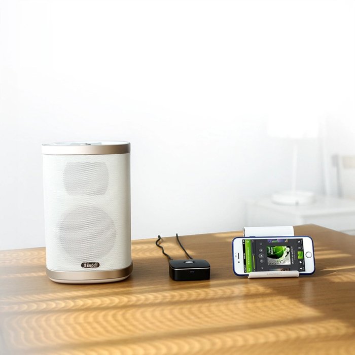 UGreen Bluetooth AUX Adapter with Built-in Battery - Black - Image 3