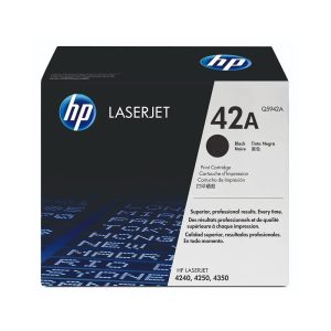 HP 42A Black Original LaserJet Toner Cartridge (Q5942A)...