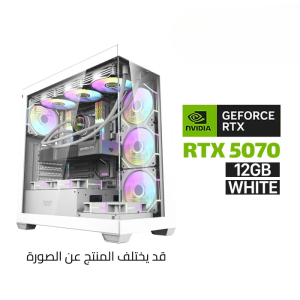 Gaming PC RYZEN 7-9800X3D,ASUS ROG STRIX B850-A WIFI,32GB RAM D5 (6000),2TB NVMe GEN-4 SSD,ASUS PRIME RTX 5070 12GB White,850 Watt GOLD PSU,L360 Liquid Cooler White,DarkFlash DS900 ATX Mid Tower Case White 6X Fans,Windows 11 Pro License