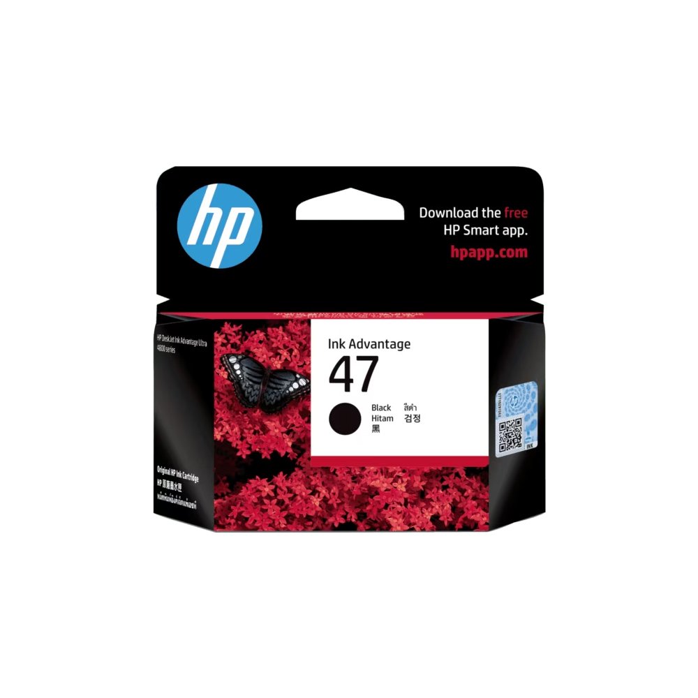 HP 47 Black Original Cartridge (6ZD61AE)...