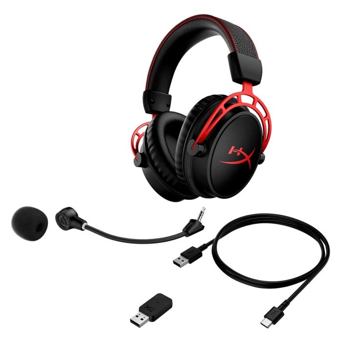 HyperX Cloud Alpha Wireless Gaming Headset DTS Spatial Audio, Memory Form, Dual Chamber Driver Upto 300 Hours For PC & PS5 - Image 2