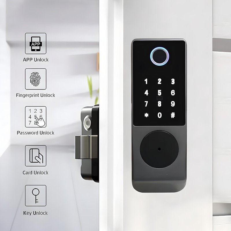 Smart Door Lock for Exterior Fence TTLock Black-ED2-2 (Duplicate) - Image 5