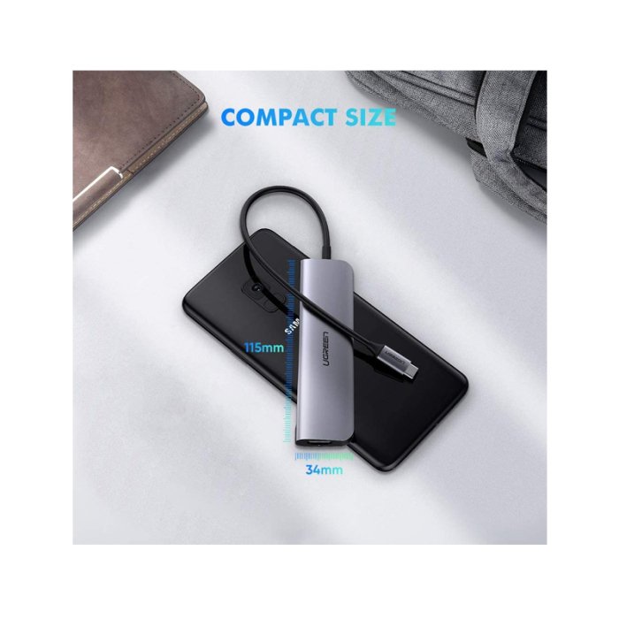 UGreen USB-C 5-in-1 Multifunctional Adapter - Image 3