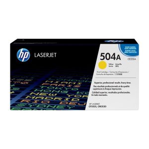 HP 504A Yellow Original LaserJet Toner Cartridge (CE252A)...