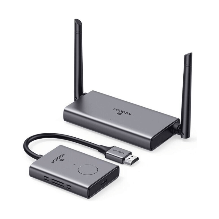 UGREEN CM506 Video Extender/Transmitter And Receiver, 50 Meter 1080p 60Hz Full HD, 5GHz Wireless HDMI + VGA + 3.5mm With LED Indicator And Type C Power Port | 50633A - Image 2