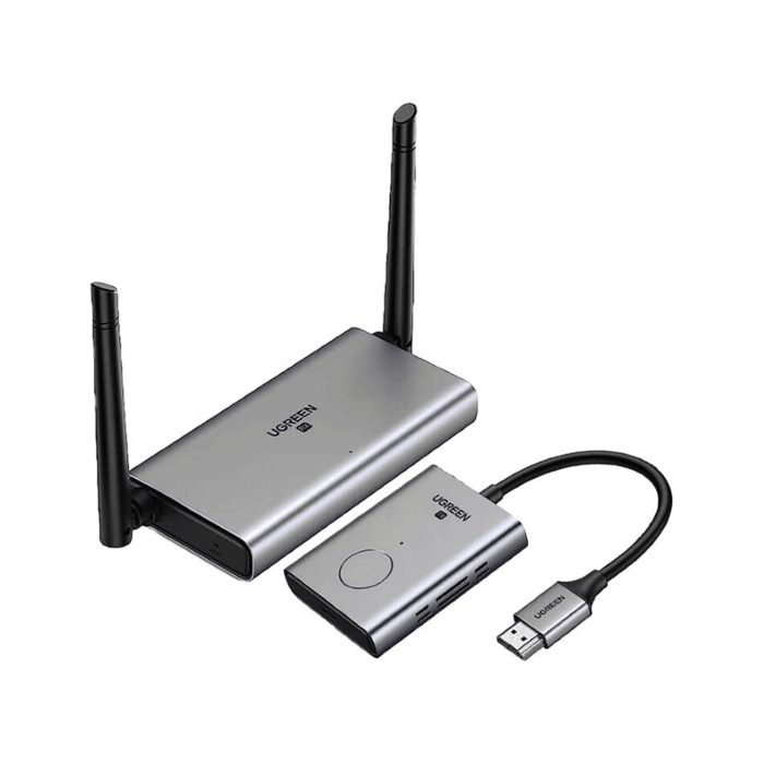 UGREEN CM506 Video Extender/Transmitter And Receiver, 50 Meter 1080p 60Hz Full HD, 5GHz Wireless HDMI + VGA + 3.5mm With LED Indicator And Type C Power Port | 50633A - Image 3