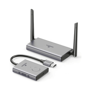 UGREEN CM506 Video Extender/Transmitter And Receiver, 50 Meter 1080p 60Hz Full HD, 5GHz Wireless HDMI + VGA + 3.5mm With LED Indicator And Type C Power Port | 50633A