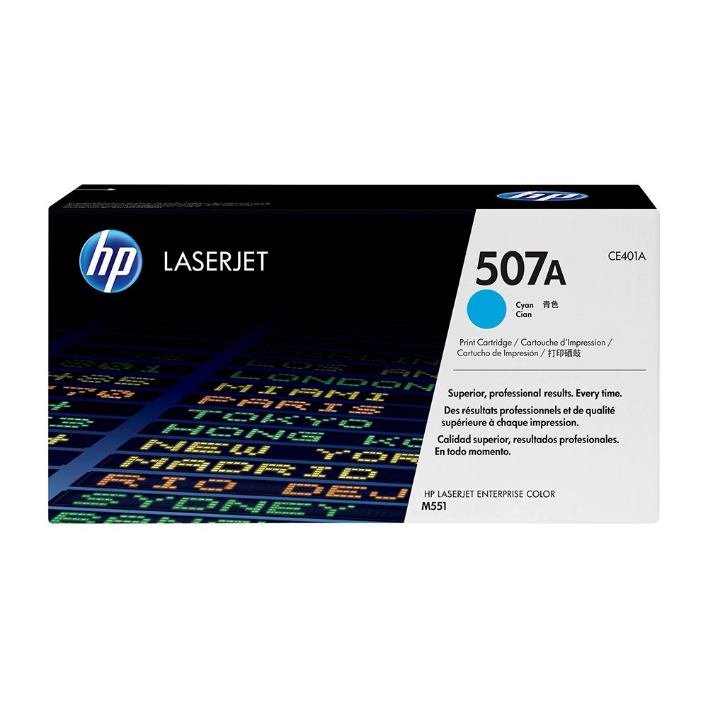HP 507A Cyan Original LaserJet Toner Cartridge (CE401A)...