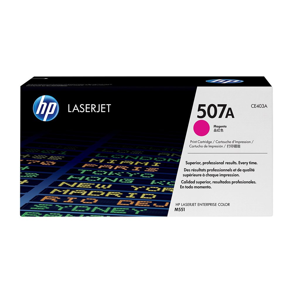 HP 507A Magenta Original LaserJet Toner Cartridge (CE403A)...