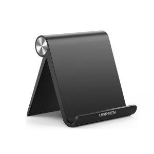 UGreen Mobile & Tablet Stand, Adjustable Multi-Angle, ABS Material, Foldable, Portable-Black