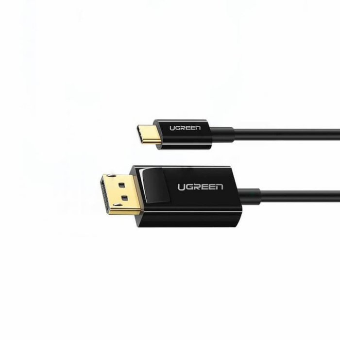 UGreen MM139 USB Type C to Displayport Cable 1.5m - Black - Image 3