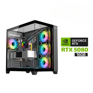 Gaming PC Ultra 7 265K CPU, Asus Prime Z890-P Wi-Fi, 32GB D5 Ram (6000MHz), 2TB NVMe GEN-4 SSD (6000), RTX 5080 16GB VGA, L360 Liquid Cooler, SilverStone Triton 1000 WATT PSU GOLD, Sharx Profin GX700 Case 7x ARGB Fans, Windows 11 Pro (License)