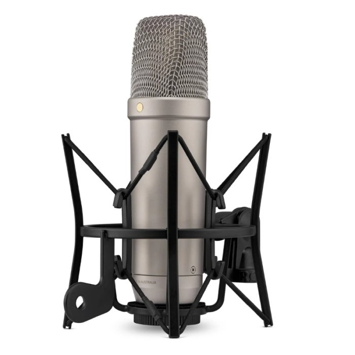 Rode NT1 5Th Generation Silver Studio Condenser Microphone Dual Connect XLR & USB Connectivity 32 Bit Float Digital Output Gold Capsule - Image 3