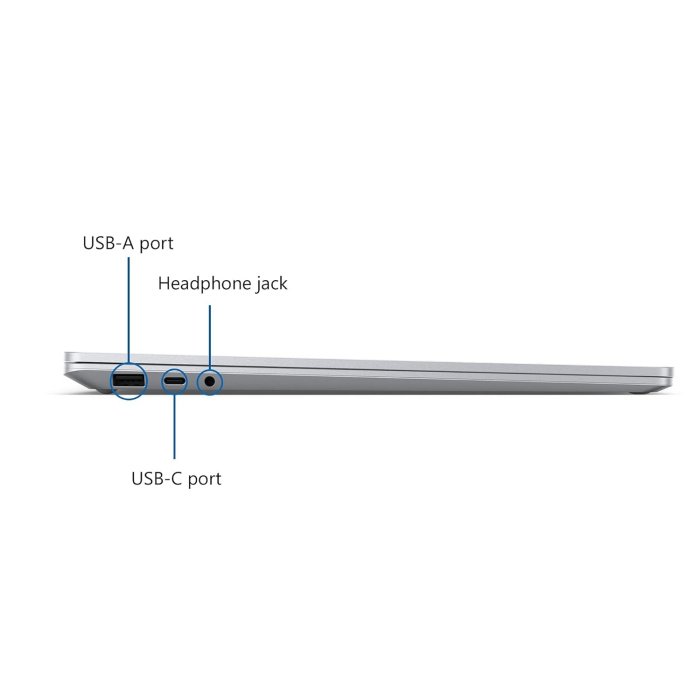 Microsoft Surface Laptop 4, 13-Inch Touch-Screen, 11th Gen. Intel Core i5-1135g7 Processor, 8GB RAM, 256GB SSD, intel Iris X Graphics, Windows 10 Pro, English / Arabic Keyboard — Platinum - Image 2