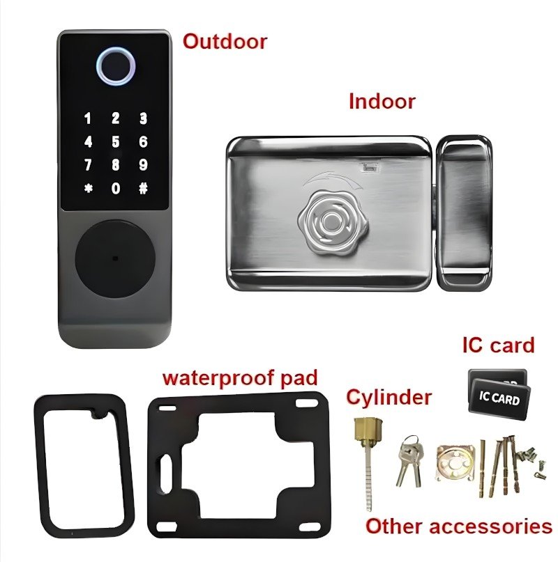 Smart Door Lock for Exterior Fence TTLock Black-ED2-2 (Duplicate) - Image 6