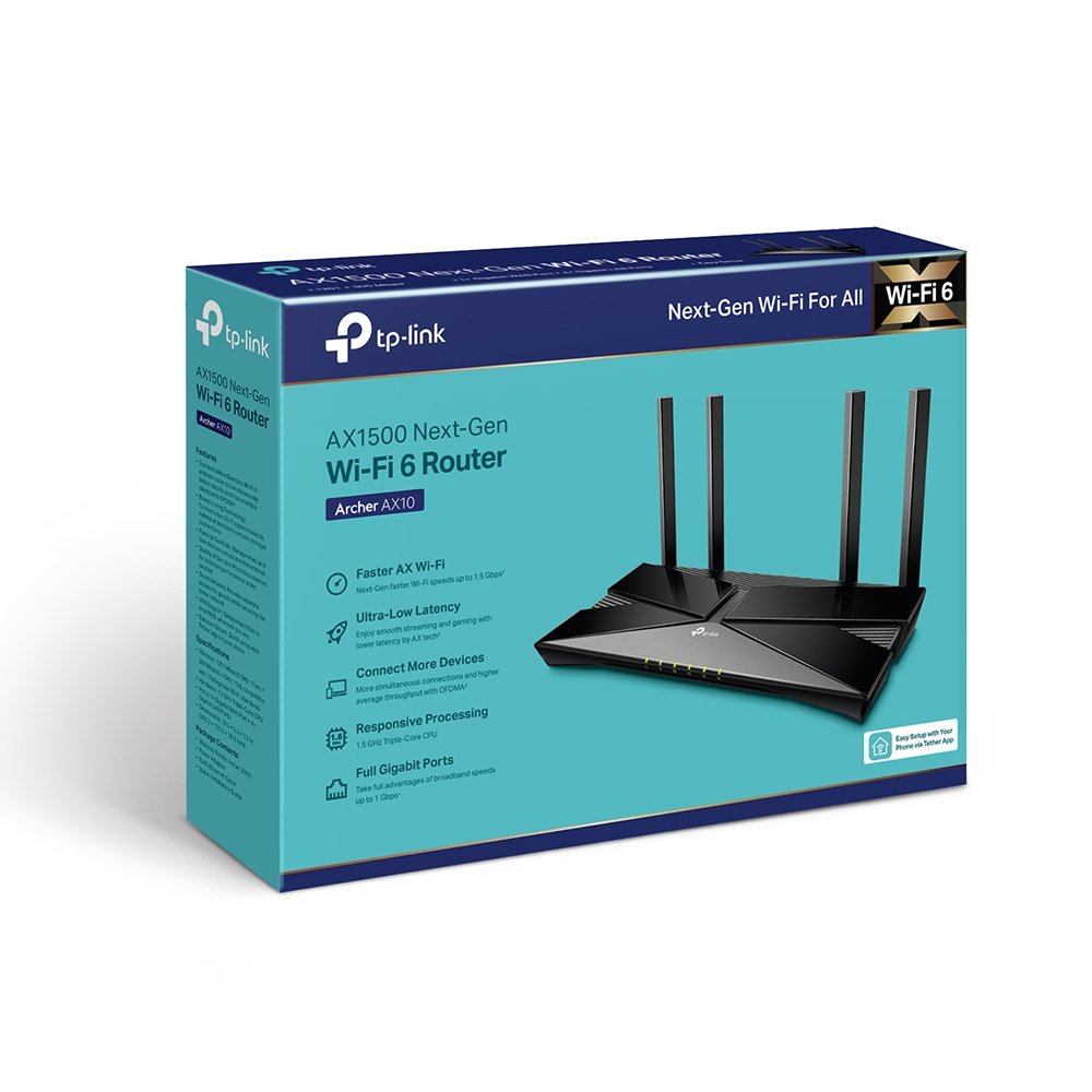 Tp Link Archer AX10 | AX1500 Wi-Fi 6 Router - Image 2