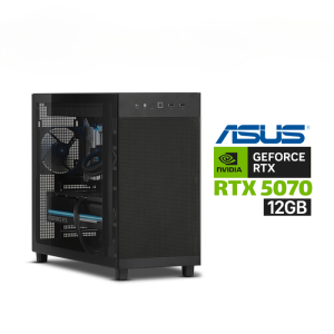 Gaming PC – AMD Ryzen 7 9700X, Asus Prime B850M-K DDR5, 32GB DDR5 RAM, 1TB NVMe SSD, ASUS Dual RTX 5070 12GB Graphics, ASUS Prime L360 Liquid Cooler, Prime 850W Gold PSU, AP303 Mid Tower Case, USB Wi-Fi, Windows 11 Pro