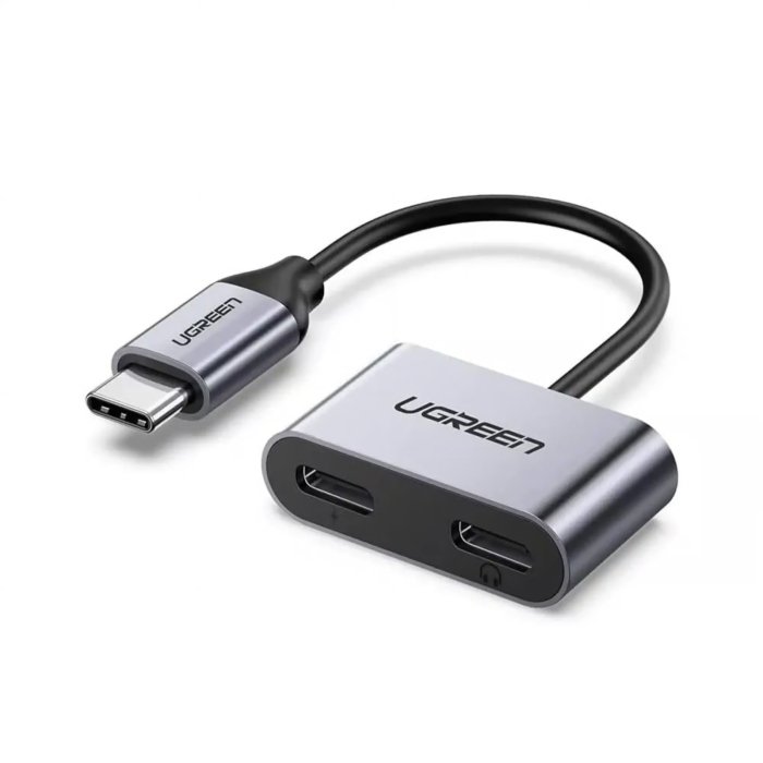 UGreen 2-in-1 USB-C to Headphone & Charger Audio Adapter