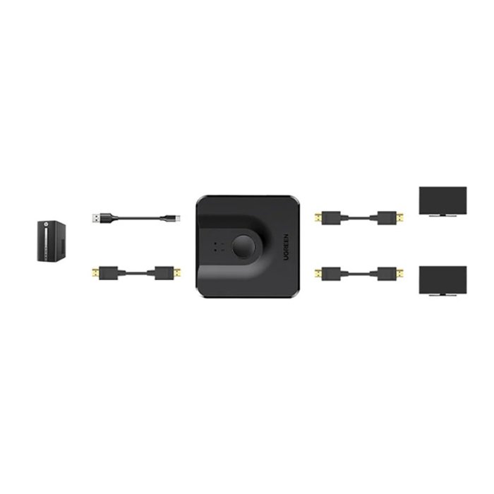 UGreen CM430 DisplayPort Bi-drectional Switch - Image 2