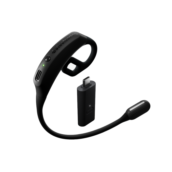 SteelSeries Arena Quantum 2.0 Wireless Super cardioid AI ClearCast Noise-Cancelling Microphone, For PC,Mac,PS5 and USB-C Ports Devices (USB-A Adaptor Included ) - Image 3